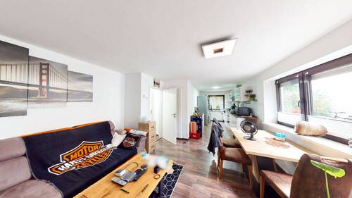 Wohnzimmer / Küche - EG Whg 1 - Mehrfamilienhaus, Wohnhaus in Gaimersheim zum Kaufen