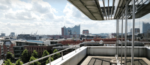 Dachterrasse - Büro zur Miete in Hamburg