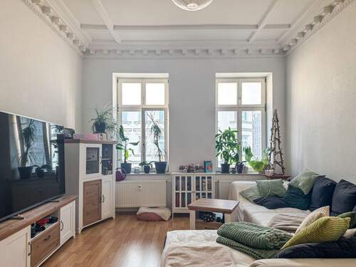 Wohnbereich - Etagenwohnung mit 68,00 m² in Leipzig zum Kaufen