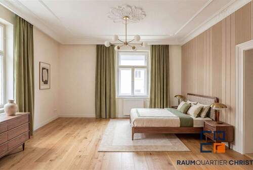 Schlafzimmer - Großzügiges Wohnen im historischen Renaissancehaus