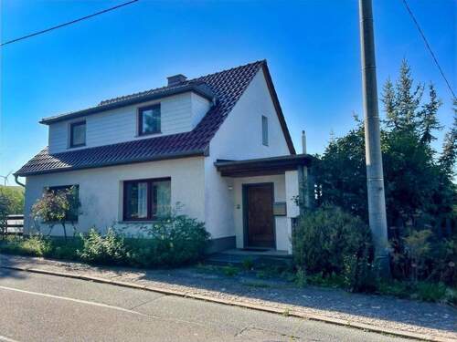 Straßenansicht Hausfront - 8 Zimmer Einfamilienhaus zum Kaufen in Erfurt