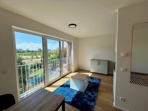 Wohnbereich - Ab sofort! Möblierte 1-Zimmer-Wohnung zum Erstbezug!