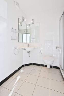 Badezimmer EG - Etagenwohnung mit 86,00 m&sup2; in Greven zum Kaufen