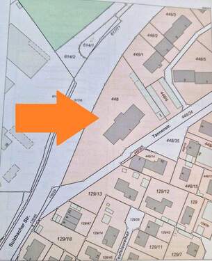 Lageplan Flur Nr.JPG - 3 Zimmer Etagenwohnung in Röthenbach an der Pegnitz