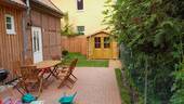 13a - Garten - Gartenhäuschen - Terrasse.jpeg - 4 Zimmer Doppelhaushälfte zur Miete in Celle