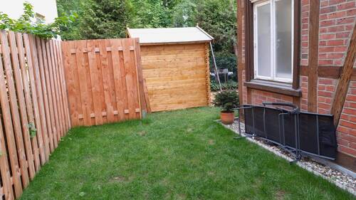 13a - Garten - Gartenhäuschen - 2.jpeg - 4 Zimmer Doppelhaushälfte in Celle