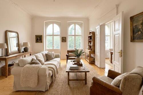 Unverbindliche Visualisierung - 5-Zimmer-Altbauwohnung mit Kachelöfen & Stuck - 144 m² in Top-Lage