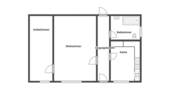 Grundrissskizze Wohnhaus - 