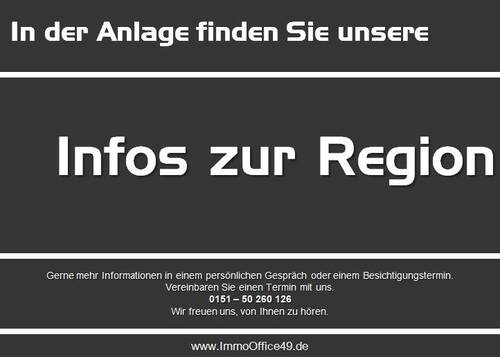 Hinweis auf Info zur Region - 