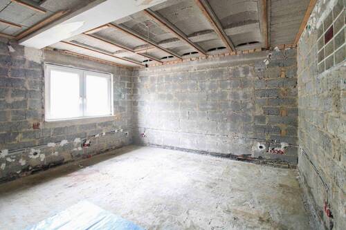 Rohbauwohnung Souterrain Schlafzimmer - 