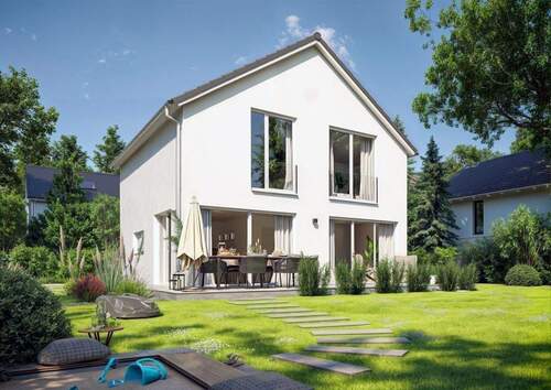 Gartenansicht - 4 Zimmer Einfamilienhaus zum Kaufen in Erfurt