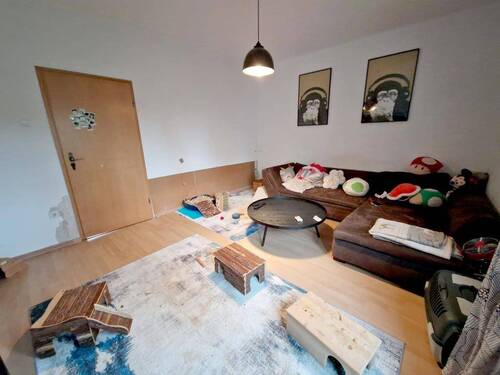 Wohnzimmer - Etagenwohnung mit 70,00 m&sup2; in Oberhausen zur Miete
