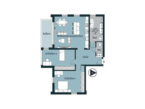 Wohnung 3 - 