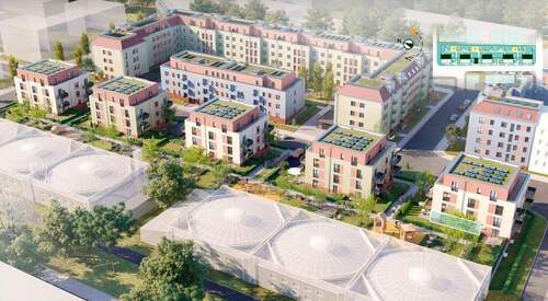 Moderne Terrassenwohnung mit Blick in Grüne - 
