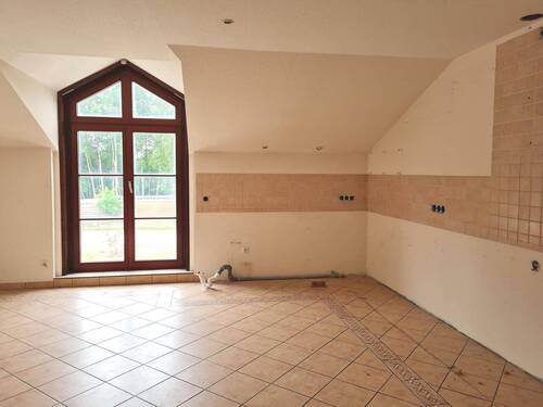 Die ehemalige Küche der Betreiberwohnung - 