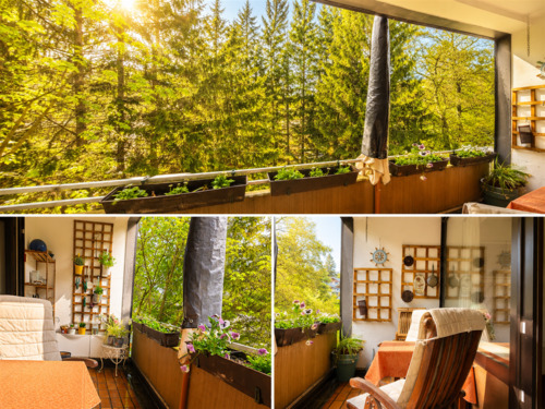 Blick ins Grüne - Gemütliche 2,5-Zimmer-Wohnung mit Loggia & Garagenplatz