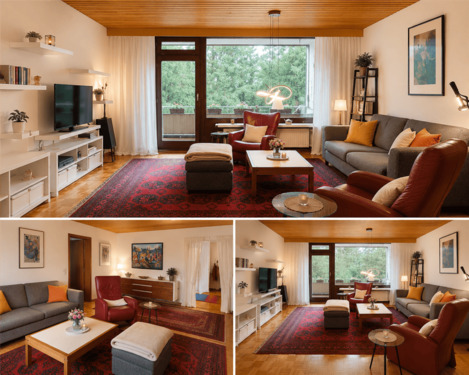 Geräumiges Wohnzimmer - 2 Zimmer Etagenwohnung zum Kaufen in Goslar