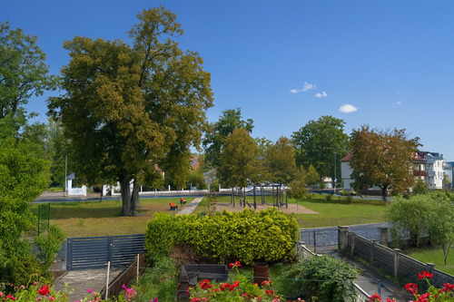 Blick vom Balkon Hinterhaus - 1 Zimmer Einfamilienhaus in Bad Lausick