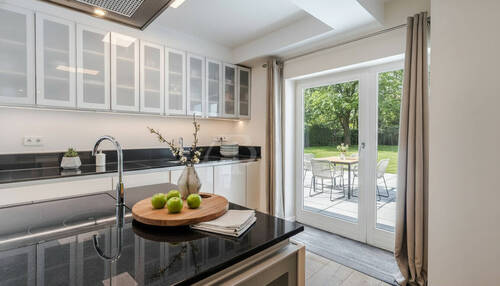 Blick zur KI Terrasse - 
