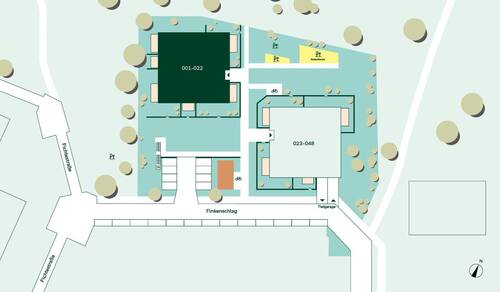 Lage der Eigentumswohnung im Quartier - 