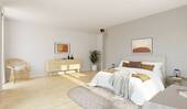 Helles und komfortables Schlafzimmer - 