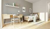  Helles und komfortables Schlafzimmer - 