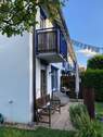 Blick zur Terrasse und Balkon - 