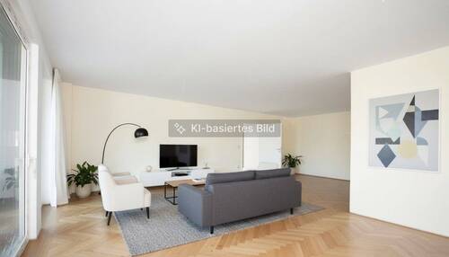 Wohnzimmer - 4 Zimmer Etagenwohnung zum Kaufen in Langen