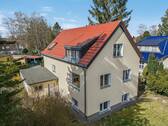 Luftaufnahme - Ihre Chance zum Traumhaus: außen fertig, innen voller Möglichkeiten!