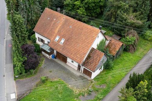 Luftaufnahme - Grundstück in Hechingen