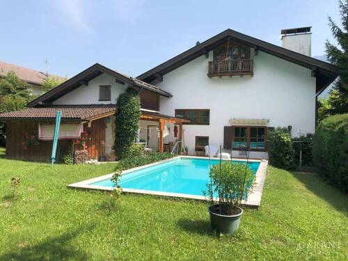 Garten-mit-Pool - 6 Zimmer Einfamilienhaus in Bad Reichenhall