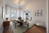 Esszimmer (Beispiel) - 5 Zimmer Etagenwohnung zum Kaufen in Frankfurt am Main