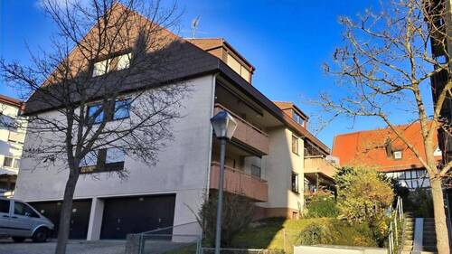 Ansicht Süd-West - 1 Zimmer Mehrfamilienhaus, Wohnhaus zum Kaufen in Pforzheim