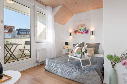 Schlafen - 1 Zimmer Etagenwohnung in Esslingen