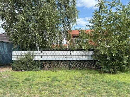Garten blickdicht abgegrenzt - Doppelhaushälfte mit 104,00 m² in Heidesee zum Kaufen