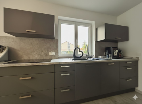 Küche - Terrassenwohnung mit 77,00 m² in Ingolstadt zum Kaufen