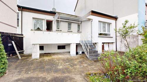 Rückansicht Haus - 3 Zimmer Einfamilienhaus in Hamm