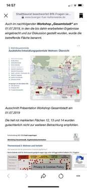 Potenzial und ausgewiesen - 