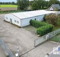 Fredenbeck, Gewerbehalle mit Büroräumen und Außenbereich