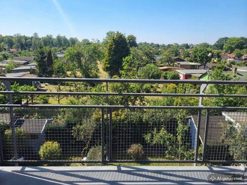 Blick über den Garten - 