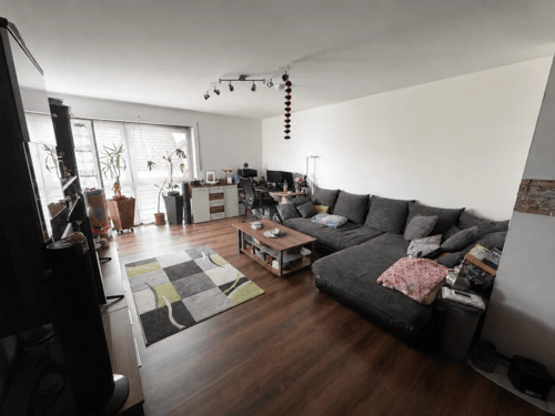 Wohnzimmer - Etagenwohnung mit 80,00 m&sup2; in Maxhütte-Haidhof zum Kaufen