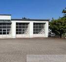 Halle C Außenansicht - Helle Werkstatt- Montagehalle, unterteilt in zwei Hallen, Büro und Sanitärbereich - Ideal für KfZ-Kleingewerbe, Hand...