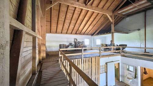 Wirtschaftstrakt beim Haupthaus - 8 Zimmer Bauernhaus, Landhaus in Wiggensbach