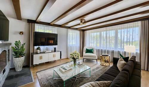 Wohnbeispiel Wohnzimmer - Bauernhaus, Landhaus mit 160,00 m² in Wiggensbach zum Kaufen