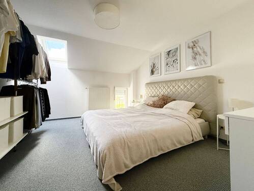 Schlafzimmer - Etagenwohnung mit 55,00 m&sup2; in Tuttlingen zur Miete