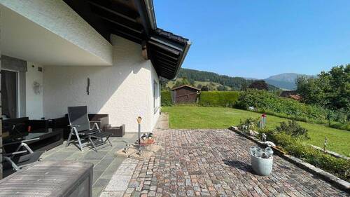 Terrasse - 1 Zimmer Einfamilienhaus in Oberstaufen