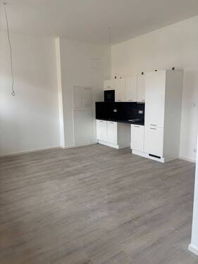 Wohn-/ und Küchenbereich - 1 Zimmer Etagenwohnung zur Miete in Bamberg