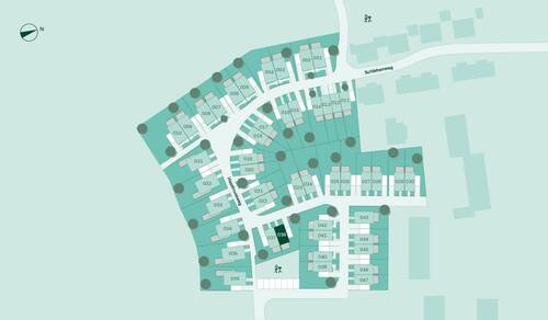 Lage des Doppelhauses im Quartier - 