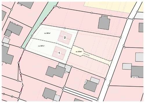 Lageplan Grundstück - Grundstück zum Kaufen in Leopoldshöhe