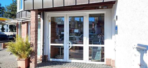 Eingang Café - Mehrfamilienhaus, Wohnhaus mit 308,40 m&sup2; in Maintal zum Kaufen